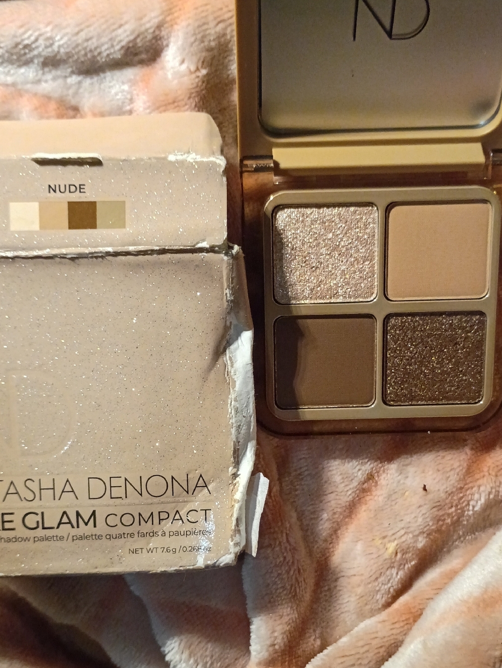 NATASHA DENONA LUXE GLAM COMPACT Pro-Level Pigments - NUDE